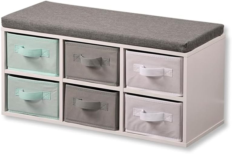 Kesper Kindersitzbank Aufbewahrungsboxen Maße - Kesper | Kindersitzbank mit Aufbewahrungsboxen, Material: Spanplatte, Maße: B: 68 x H: 29,5 x T: 33 cm, Farbe: Weiß